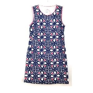 Vineyard Vines Whale Tile Embroidered Dress